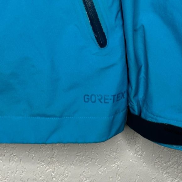 Mammut Wenaha Gore-Tex Paclite Waterproof Hooded Blue Jacket Size M - Picture 4 of 7